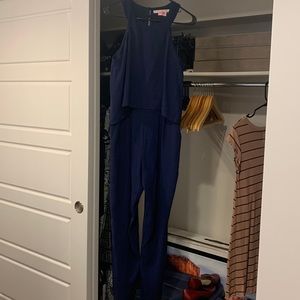 Trina Turk Blue Jumpsuit